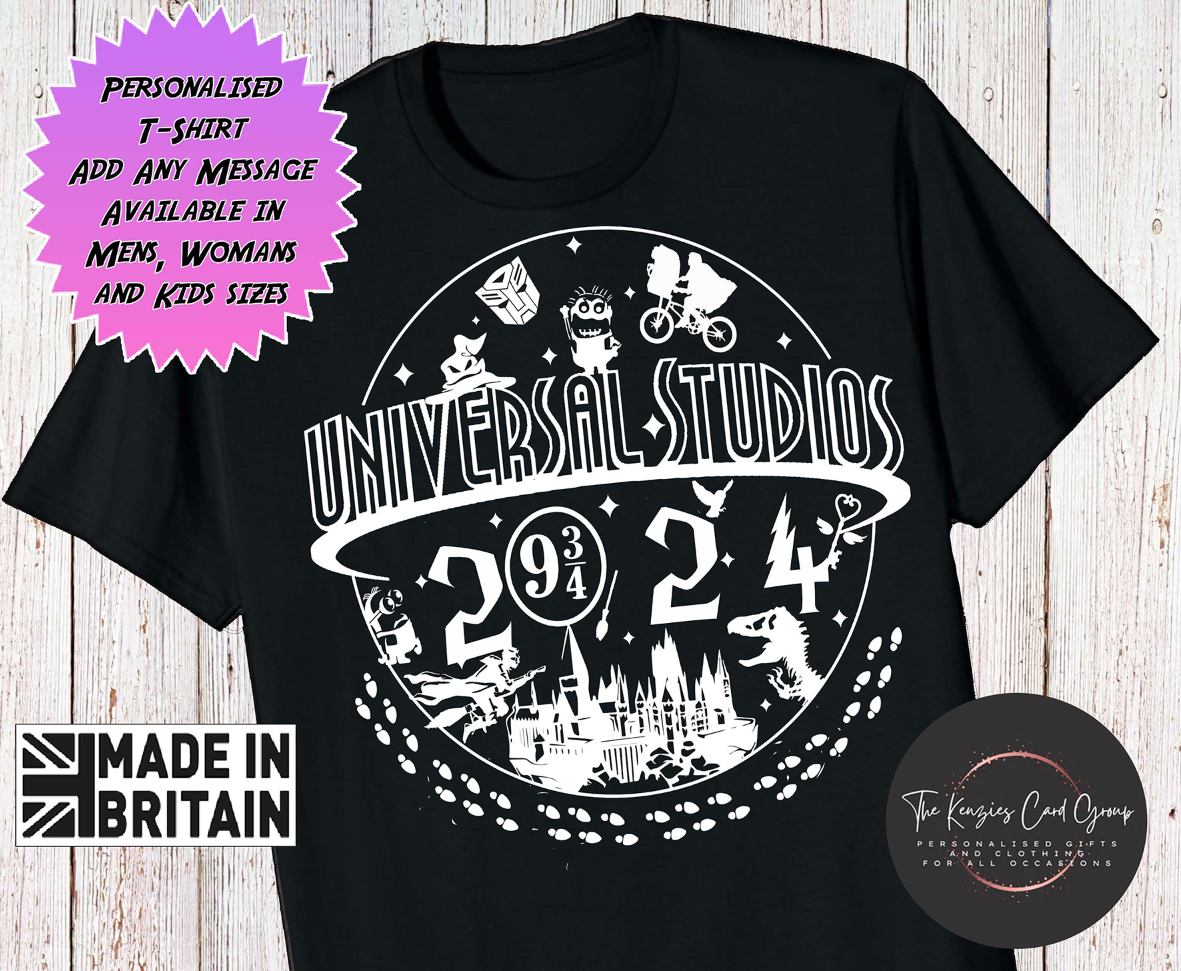 Personalised Universal Studios Matching Family Vacation Holiday T Shirts - UV1