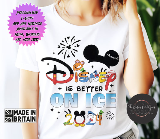 Personalised Disney On Ice UK Tour - Matching Family T Shirt