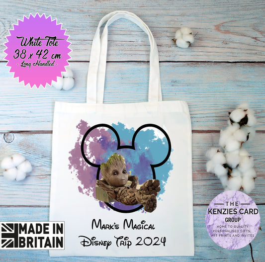 Personalised Disney Marvels Gaurdians Of The Galaxy Custom Tote Bag