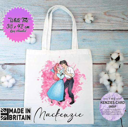 Personalised Disneys Little Mermaid - Princess Ariel Custom Tote Bag