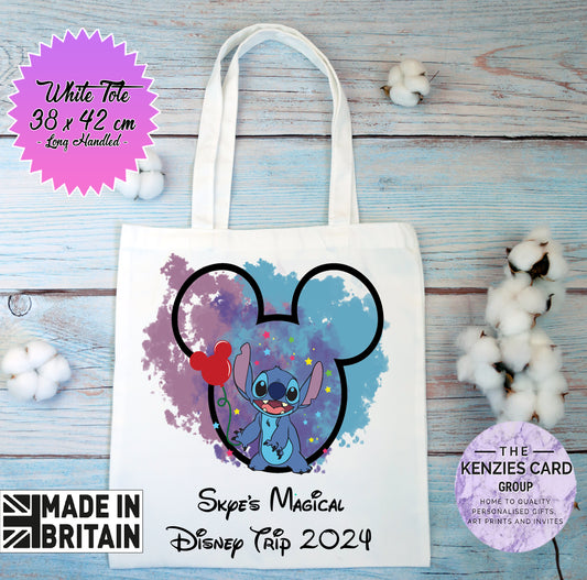 Personalised Disneys Lilo And Stitch - Custom Tote Bag